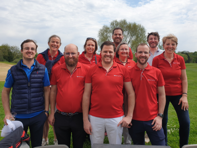 TGE 2023 - Tour 1 à Ableiges. De gauche à droite: Luc Gonzalez, Françoise Pinard, Alexis Trotel, Virginie Labouyrie, Alexandre Hurpin, Philippe Caseiro, Sylvie Duhamel, Thomas Cazor, Matthieu Evain, Anne-Marie Seguin